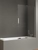 NEW TRENDY Parawan nawannowy Smart 160x150, dwuelementowy, wspornik skośny EXK-4102-WU